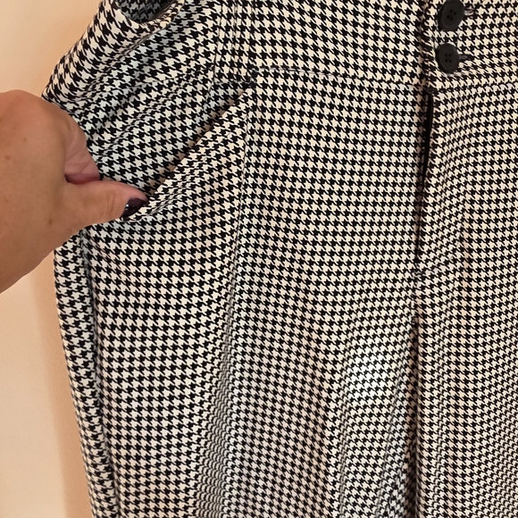 Torrid Black and White Houndstooth Women's Trousers - Picture 6 of 8